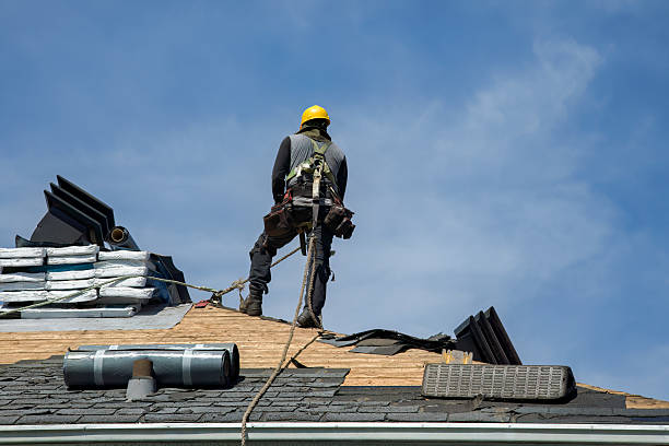 Professional Storm Damage Roof Repair technician working in Buffalo, MN